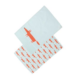 Scion Living Mr Fox Set Of 2 Tea Towels Blue