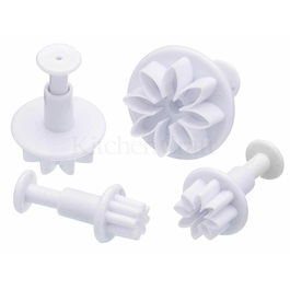 Sweetly Does It Set of Four Flower Fondant Plunger Cutters