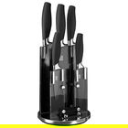Taylors Eye Witness Brooklyn Chrome 5 Piece Revolving Knife Block Set