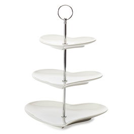 Maxwell & Williams Amore Hearts 3 Tier Cake Stand
