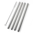 Smidge 4 Piece Smoothie Straw Set with cleaning brush