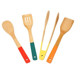 School Of Wok Set Of 4 Bamboo Tools