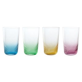 Anton Studio Designs Swirl Hiball Tumblers Set of 4