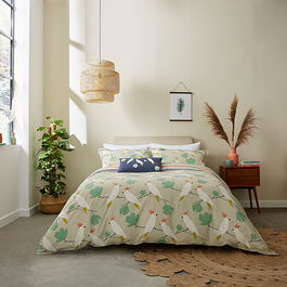 Scion Living Lovebirds Duvet Set Double Flamenco