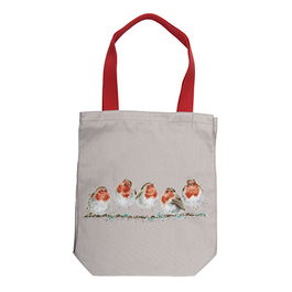 Wrendale Designs Robin Canvas Tote Bag