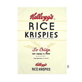 Vintage Kellogg's Rice Crispies Tea Towel