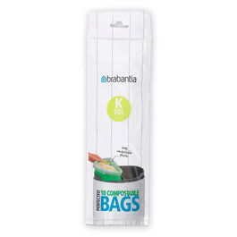 Brabantia Compostable Perfectfit Bags Size K 10 Litre 10 Bag Roll