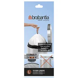 Brabantia Perfectfit Bags Size L 45 Litre 10 Bag Roll