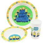 More Than a Minion 3 Piece Tableware Set