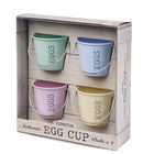 Eddingtons Pastel Shades Bucket Egg Cups Set Of 4