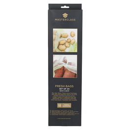 MasterClass Large Zip Fresh Bags, Set of 20
