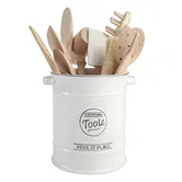 T&G Pride Of Place Large Cooking Tools Jar White