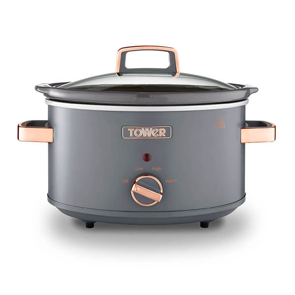 Tower Cavaletto 3.5 Litre Slow Cooker Grey
