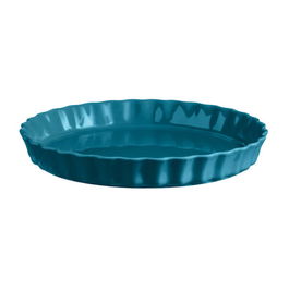 Emile Henry Mediterranean Blue Tart Dish 29.5cm