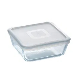 Pyrex Cook & Freeze 2.0L Square Dish with Lid