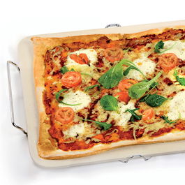 Eddingtons Rectangular Pizza Stone With Rack