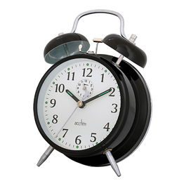 Acctim Saxon Alarm Clock Black