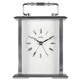 Acctim Gainsborough Mantel Clock Silver