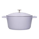 MasterClass Cast Aluminium 4L Casserole Dish, Lavender