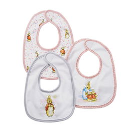 Beatrix Potter Flopsy Baby Collection Bib Set Of 3