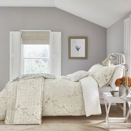 Sanderson Options Anthea Duvet Cover Set King Size Grey