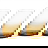 Anton Studios Empire Set of 2 DOF Tumblers Amber