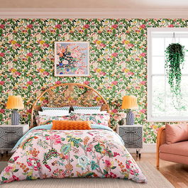 Sanderson Fusang Tree Duvet Cover Set Double Peach Blossom
