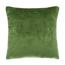 Walton & Co Cashmere Touch Dark Olive Cushion