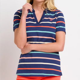 Brakeburn Stripe Polo Shirt Size 8