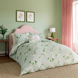 Sanderson Options Oleander Duvet Cover Set Single Aqua
